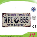 Souvenir acceptable de plat de voiture d&#39;OEM de haute qualité fait sur commande